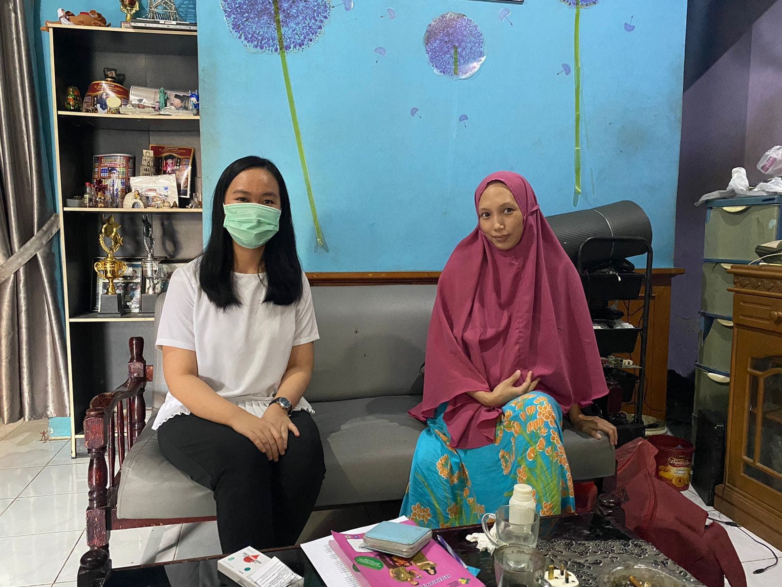 Pertemuan pertama dengan Keluarga Ibu Isriyanti